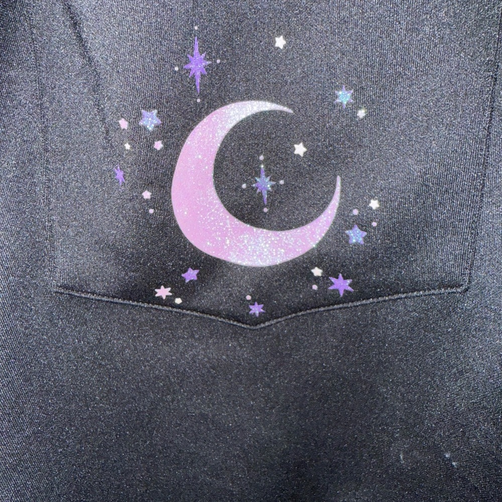 Sanrio Black Jumpsuit Sleek Stretchy Design - Picture 3 of 6